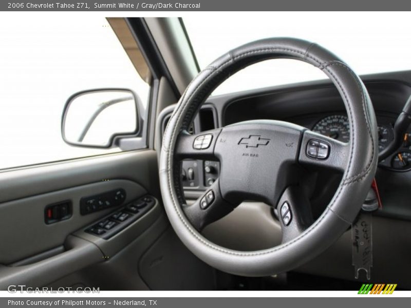 Summit White / Gray/Dark Charcoal 2006 Chevrolet Tahoe Z71