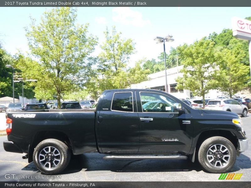 Midnight Black Metallic / Black 2017 Toyota Tundra Limited Double Cab 4x4