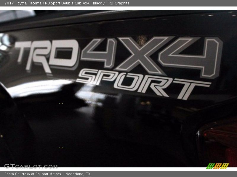 Black / TRD Graphite 2017 Toyota Tacoma TRD Sport Double Cab 4x4