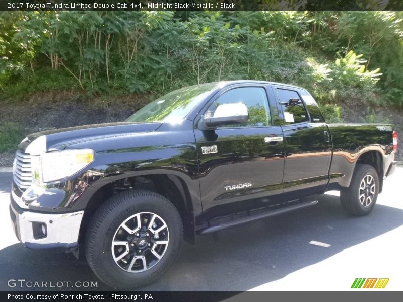 Midnight Black Metallic / Black 2017 Toyota Tundra Limited Double Cab 4x4