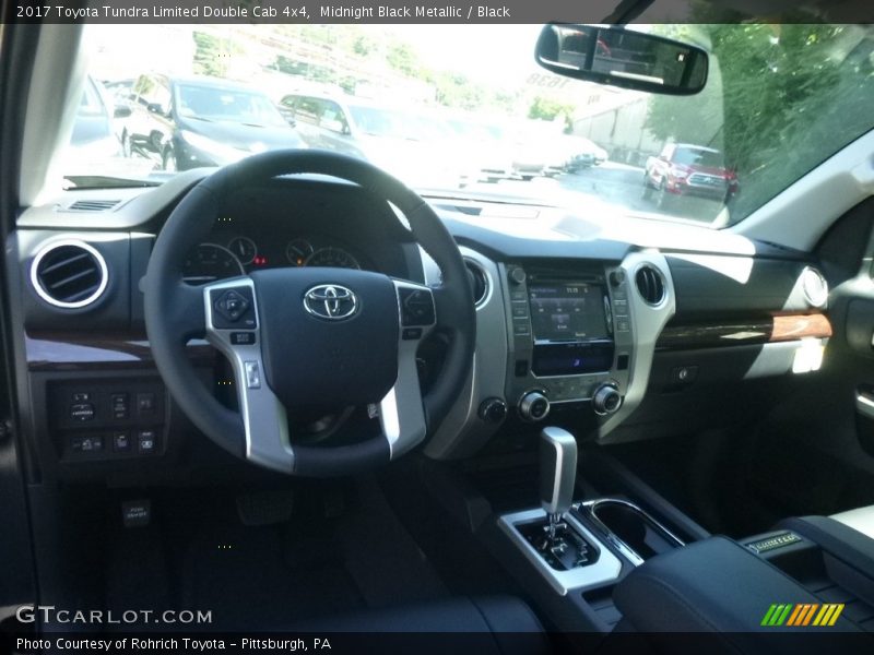 Midnight Black Metallic / Black 2017 Toyota Tundra Limited Double Cab 4x4