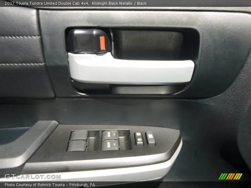Midnight Black Metallic / Black 2017 Toyota Tundra Limited Double Cab 4x4