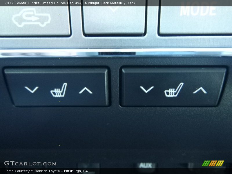 Midnight Black Metallic / Black 2017 Toyota Tundra Limited Double Cab 4x4