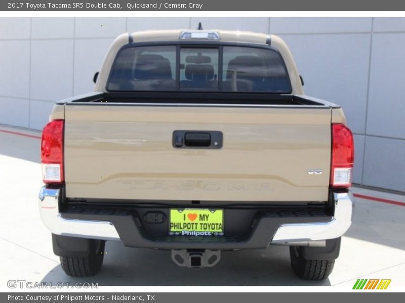 Quicksand / Cement Gray 2017 Toyota Tacoma SR5 Double Cab