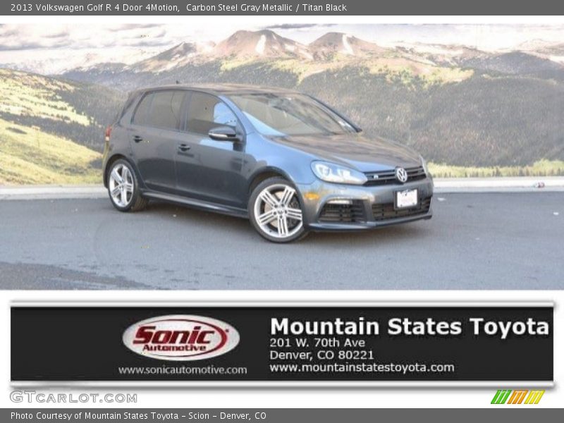 Carbon Steel Gray Metallic / Titan Black 2013 Volkswagen Golf R 4 Door 4Motion