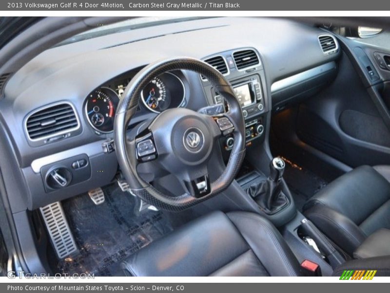 Carbon Steel Gray Metallic / Titan Black 2013 Volkswagen Golf R 4 Door 4Motion