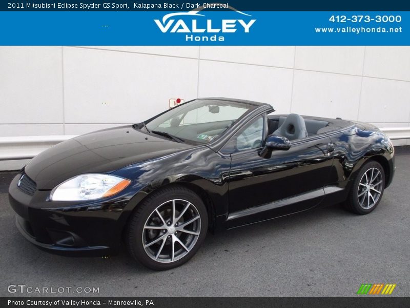 Kalapana Black / Dark Charcoal 2011 Mitsubishi Eclipse Spyder GS Sport