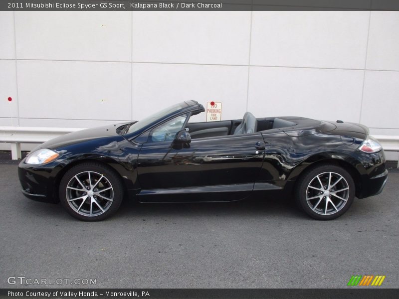 Kalapana Black / Dark Charcoal 2011 Mitsubishi Eclipse Spyder GS Sport