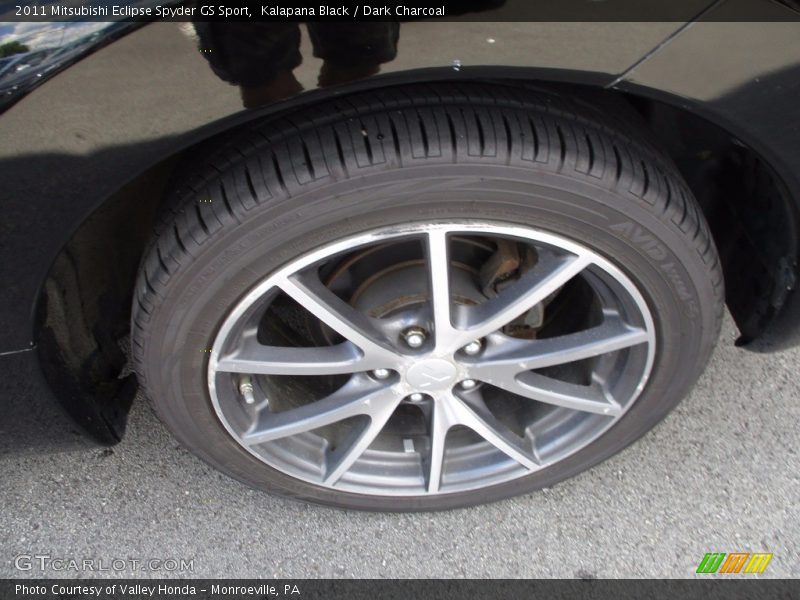 Kalapana Black / Dark Charcoal 2011 Mitsubishi Eclipse Spyder GS Sport