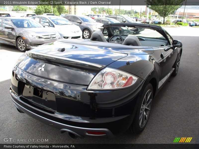 Kalapana Black / Dark Charcoal 2011 Mitsubishi Eclipse Spyder GS Sport