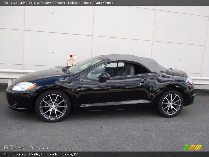Kalapana Black / Dark Charcoal 2011 Mitsubishi Eclipse Spyder GS Sport