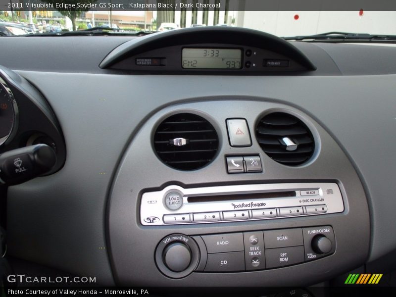 Kalapana Black / Dark Charcoal 2011 Mitsubishi Eclipse Spyder GS Sport