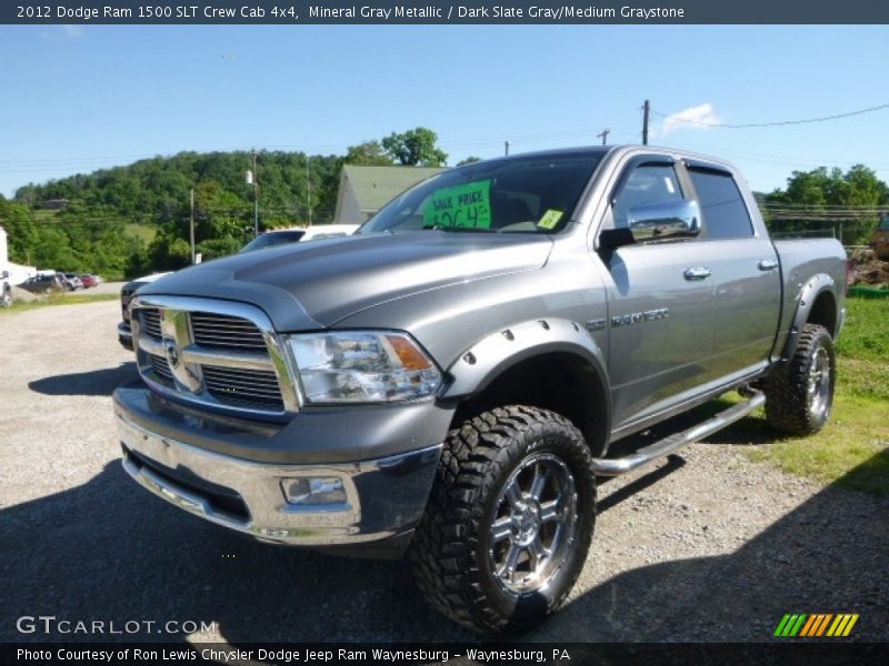 Mineral Gray Metallic / Dark Slate Gray/Medium Graystone 2012 Dodge Ram 1500 SLT Crew Cab 4x4