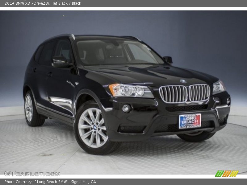 Jet Black / Black 2014 BMW X3 xDrive28i