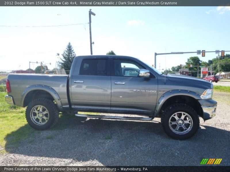 Mineral Gray Metallic / Dark Slate Gray/Medium Graystone 2012 Dodge Ram 1500 SLT Crew Cab 4x4