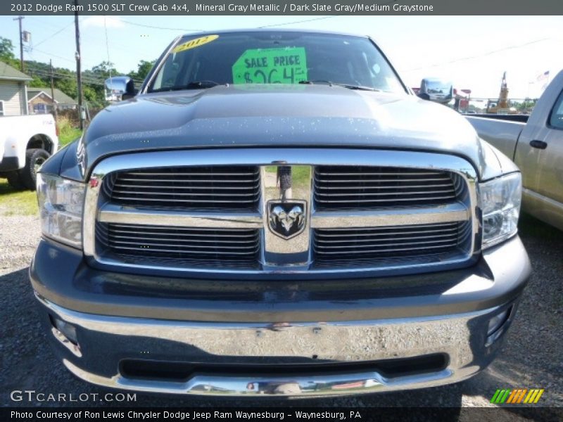 Mineral Gray Metallic / Dark Slate Gray/Medium Graystone 2012 Dodge Ram 1500 SLT Crew Cab 4x4