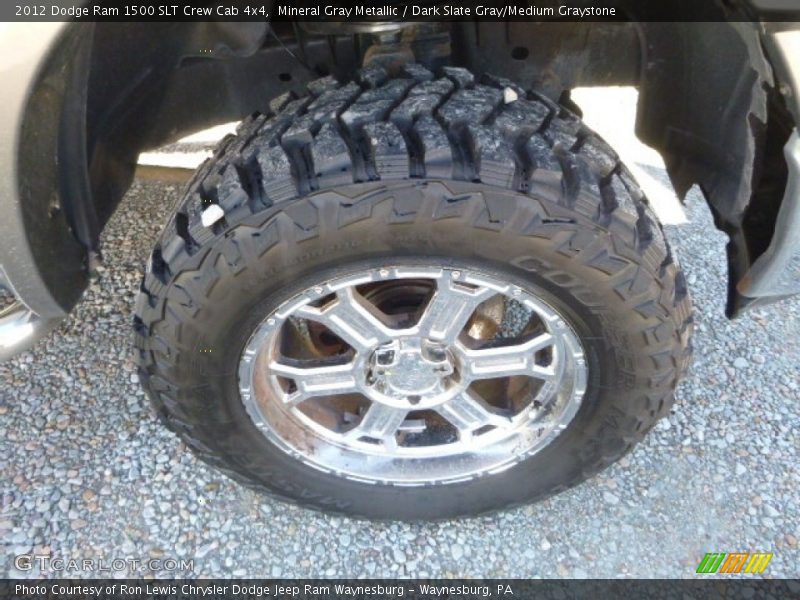 Mineral Gray Metallic / Dark Slate Gray/Medium Graystone 2012 Dodge Ram 1500 SLT Crew Cab 4x4