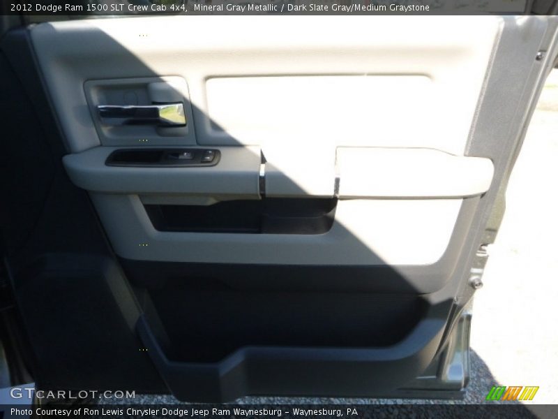 Mineral Gray Metallic / Dark Slate Gray/Medium Graystone 2012 Dodge Ram 1500 SLT Crew Cab 4x4
