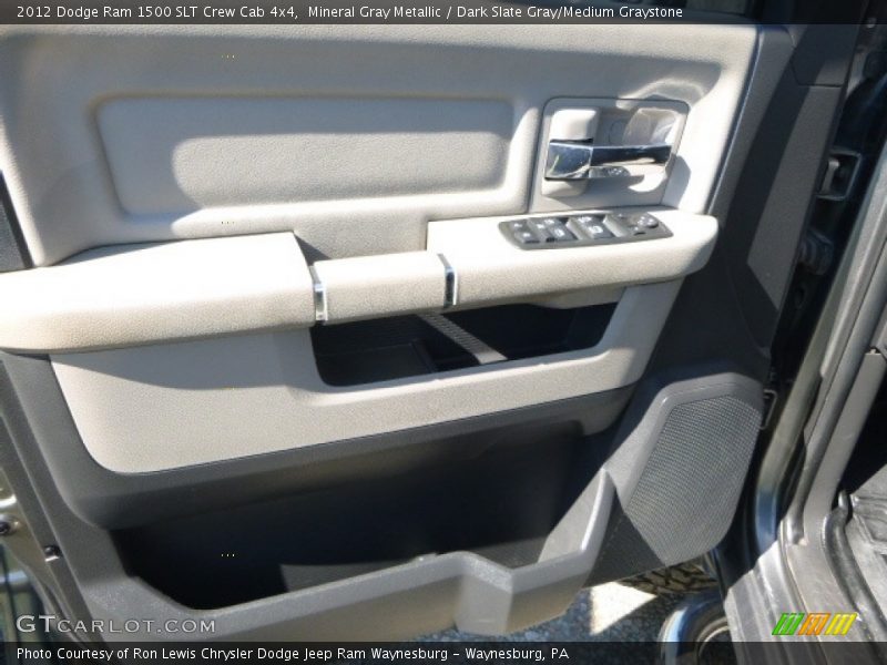 Mineral Gray Metallic / Dark Slate Gray/Medium Graystone 2012 Dodge Ram 1500 SLT Crew Cab 4x4