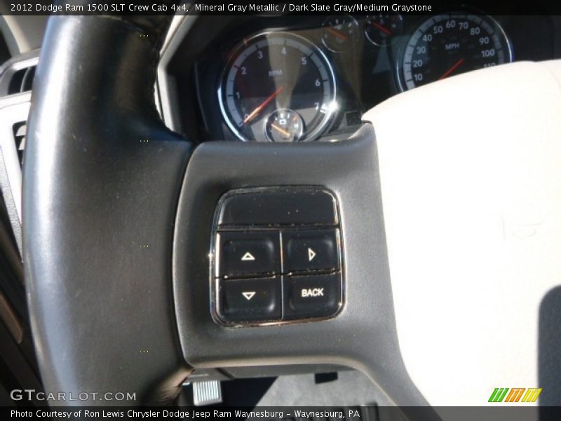 Mineral Gray Metallic / Dark Slate Gray/Medium Graystone 2012 Dodge Ram 1500 SLT Crew Cab 4x4