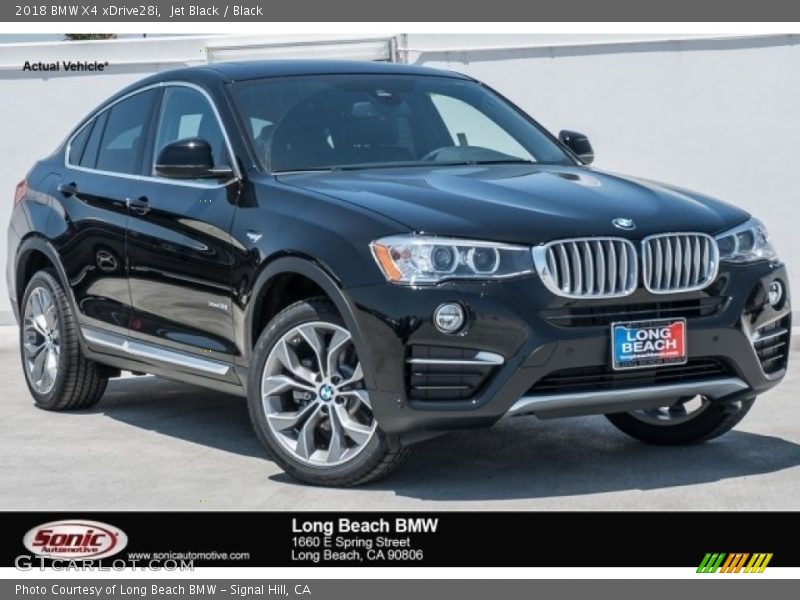 Jet Black / Black 2018 BMW X4 xDrive28i