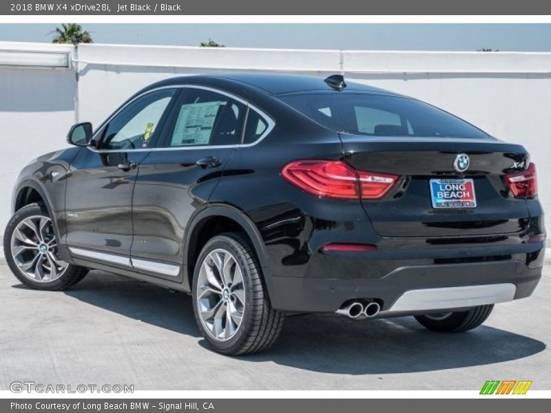Jet Black / Black 2018 BMW X4 xDrive28i