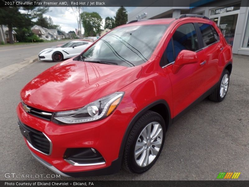 Red Hot / Jet Black 2017 Chevrolet Trax Premier AWD