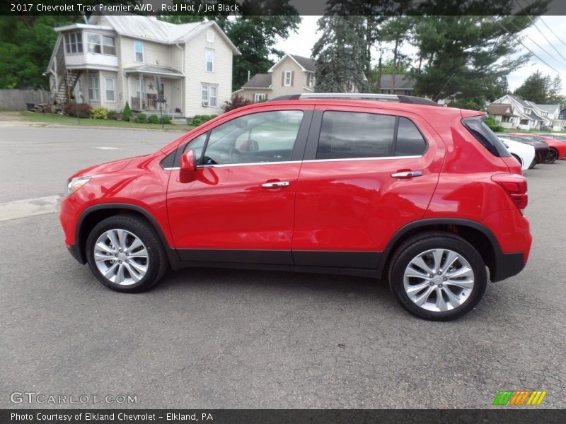 Red Hot / Jet Black 2017 Chevrolet Trax Premier AWD