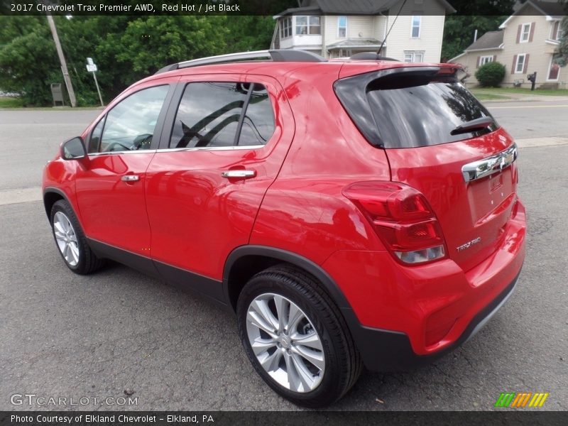 Red Hot / Jet Black 2017 Chevrolet Trax Premier AWD