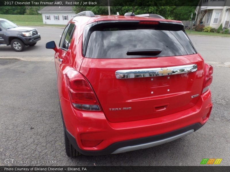 Red Hot / Jet Black 2017 Chevrolet Trax Premier AWD