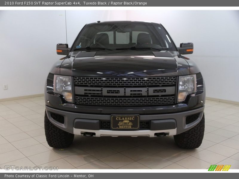 Tuxedo Black / Raptor Black/Orange 2010 Ford F150 SVT Raptor SuperCab 4x4