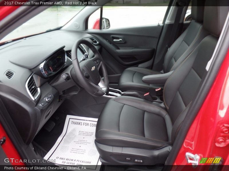 Red Hot / Jet Black 2017 Chevrolet Trax Premier AWD