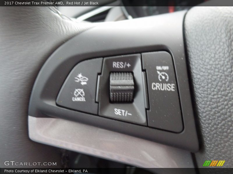 Red Hot / Jet Black 2017 Chevrolet Trax Premier AWD