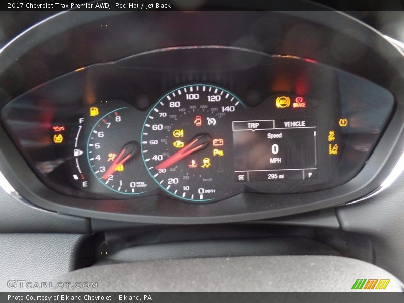 Red Hot / Jet Black 2017 Chevrolet Trax Premier AWD