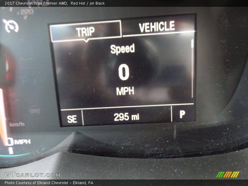 Red Hot / Jet Black 2017 Chevrolet Trax Premier AWD