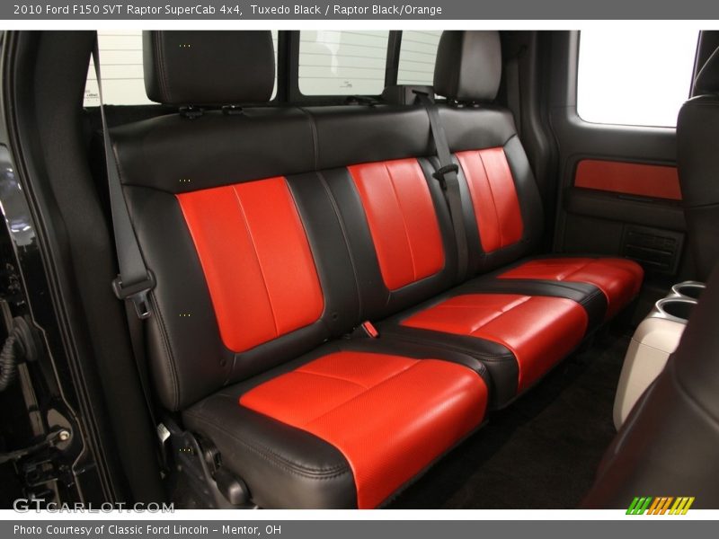 Rear Seat of 2010 F150 SVT Raptor SuperCab 4x4