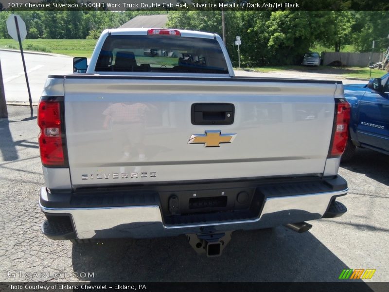 Silver Ice Metallic / Dark Ash/Jet Black 2017 Chevrolet Silverado 2500HD Work Truck Double Cab 4x4