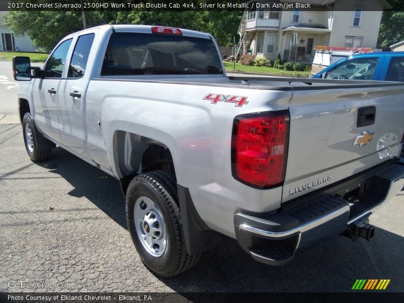 Silver Ice Metallic / Dark Ash/Jet Black 2017 Chevrolet Silverado 2500HD Work Truck Double Cab 4x4
