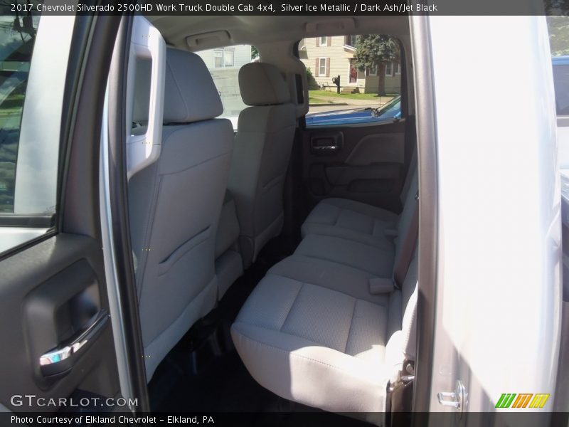 Silver Ice Metallic / Dark Ash/Jet Black 2017 Chevrolet Silverado 2500HD Work Truck Double Cab 4x4