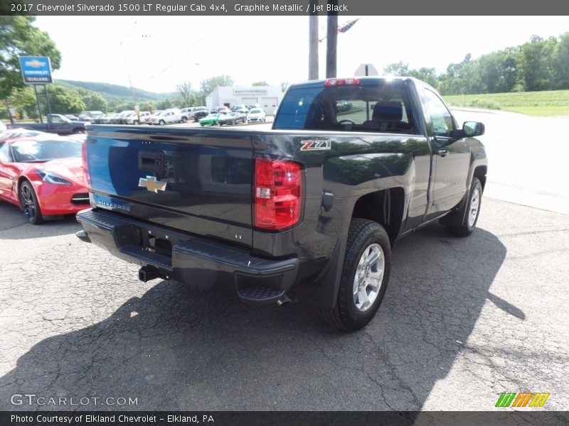 Graphite Metallic / Jet Black 2017 Chevrolet Silverado 1500 LT Regular Cab 4x4