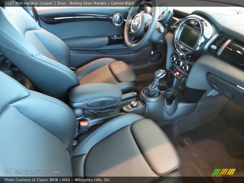 Melting Silver Metallic / Carbon Black 2017 Mini Hardtop Cooper 2 Door