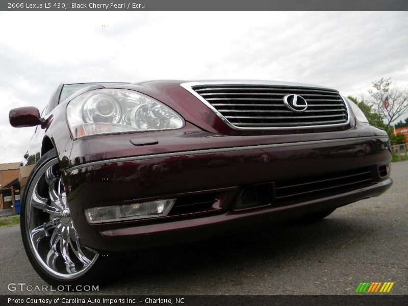 Black Cherry Pearl / Ecru 2006 Lexus LS 430
