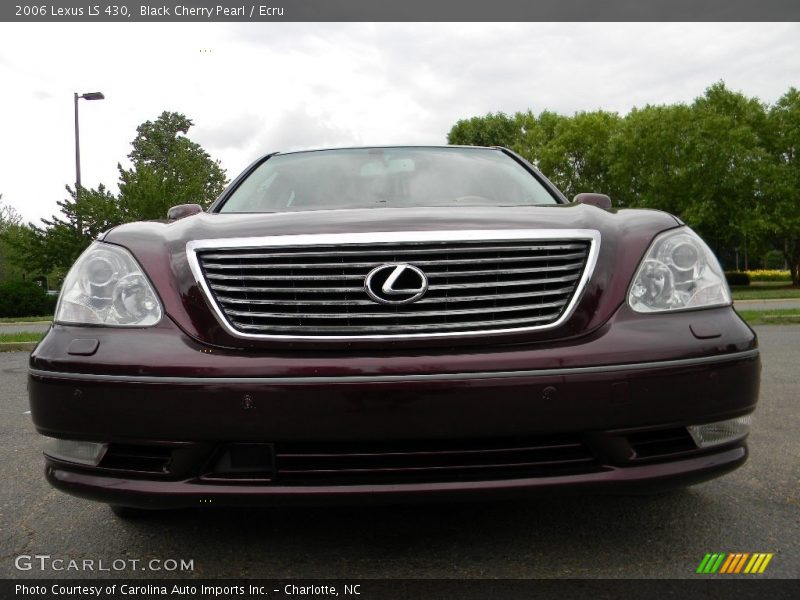 Black Cherry Pearl / Ecru 2006 Lexus LS 430