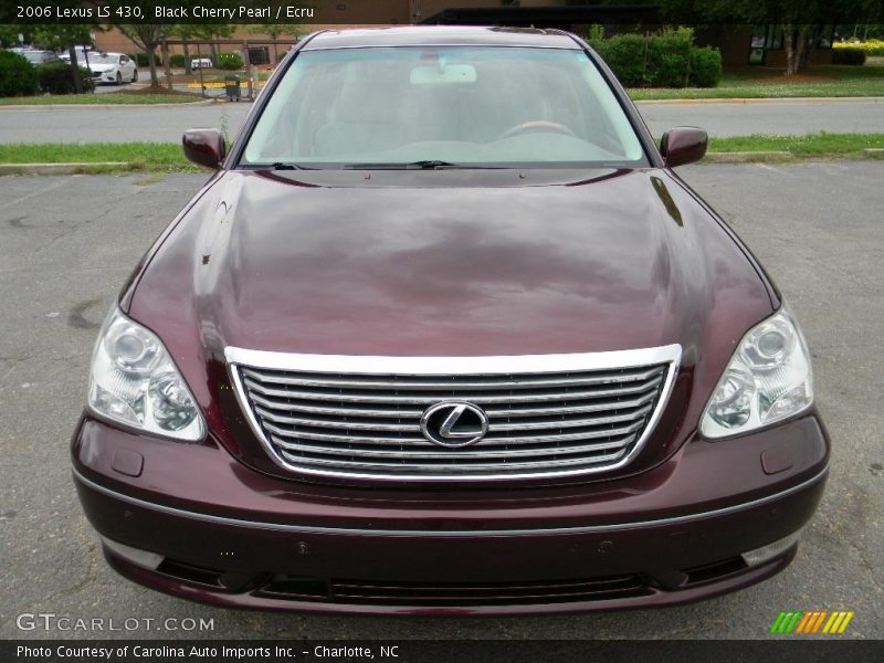 Black Cherry Pearl / Ecru 2006 Lexus LS 430
