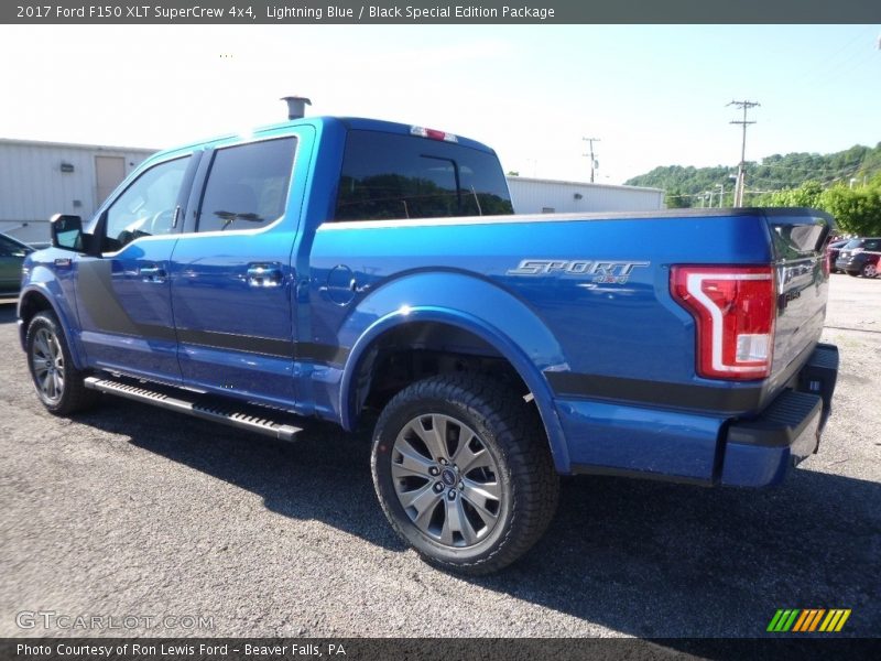 Lightning Blue / Black Special Edition Package 2017 Ford F150 XLT SuperCrew 4x4