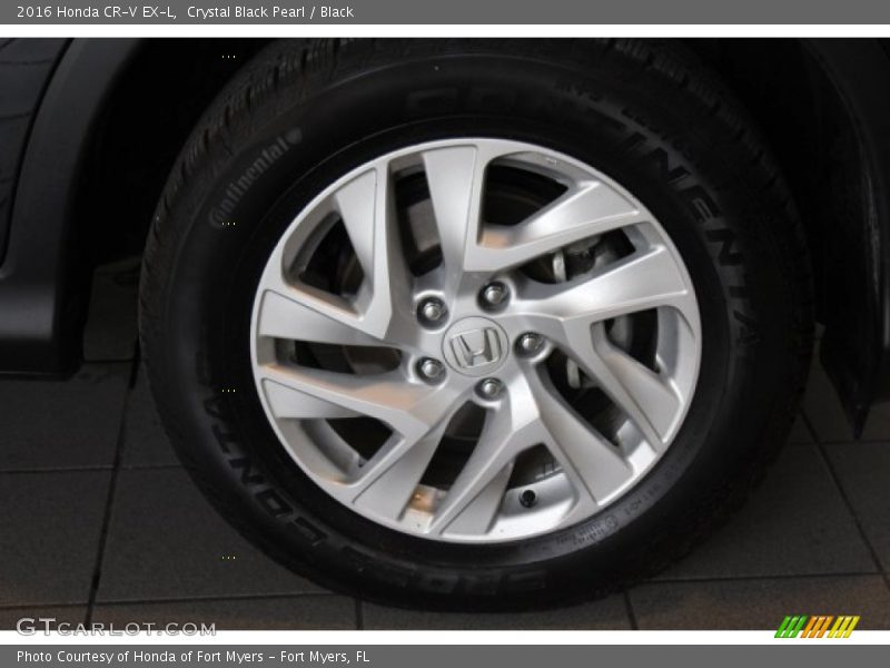 Crystal Black Pearl / Black 2016 Honda CR-V EX-L