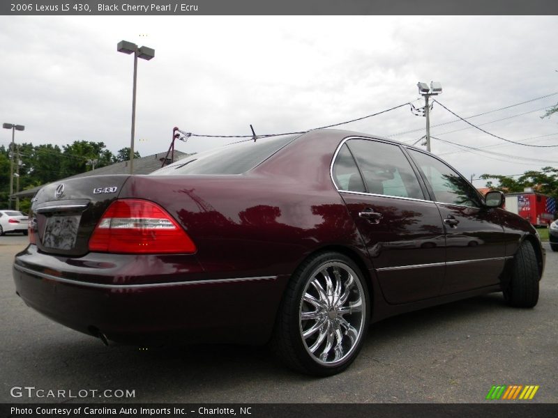 Black Cherry Pearl / Ecru 2006 Lexus LS 430