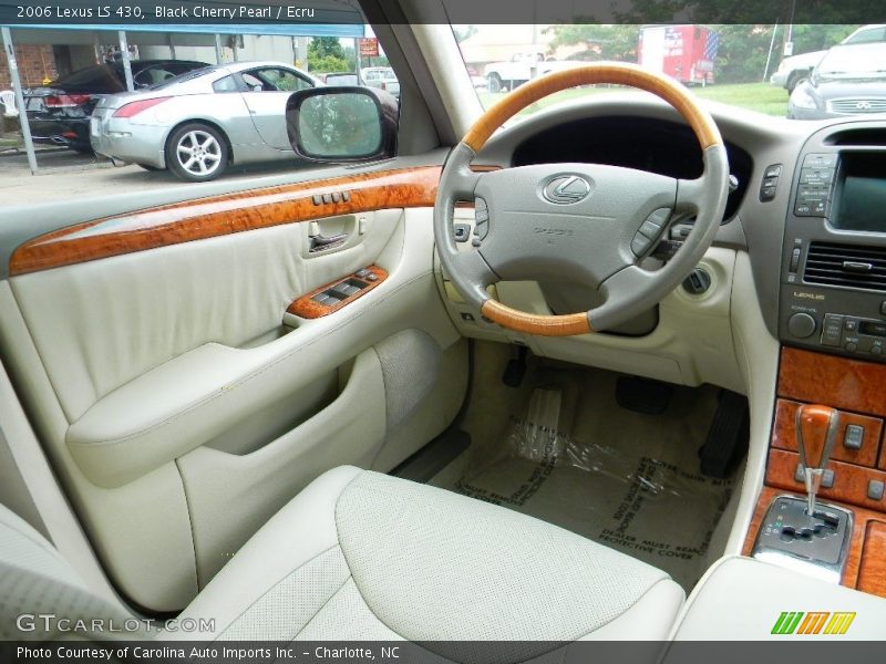 Black Cherry Pearl / Ecru 2006 Lexus LS 430