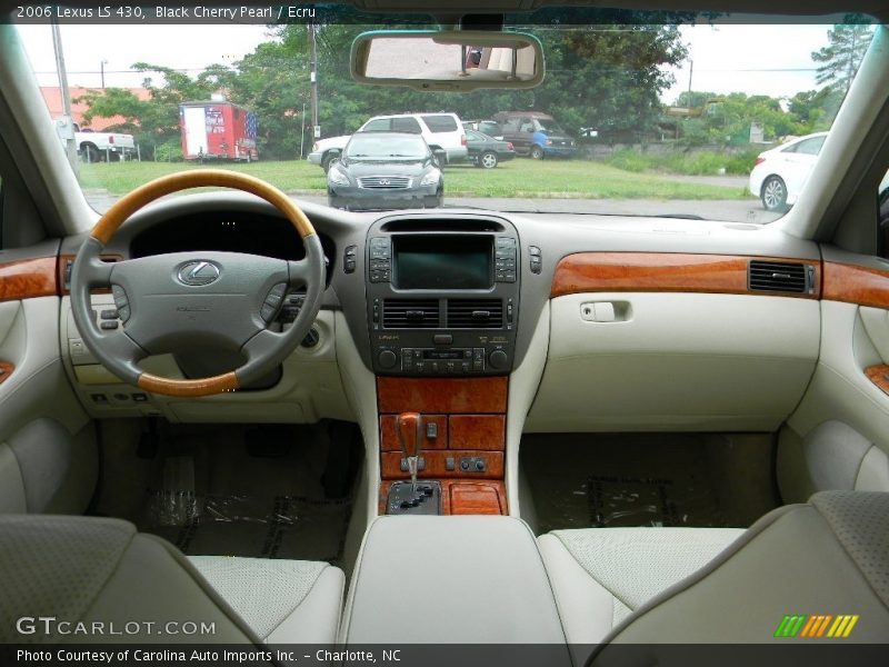Black Cherry Pearl / Ecru 2006 Lexus LS 430