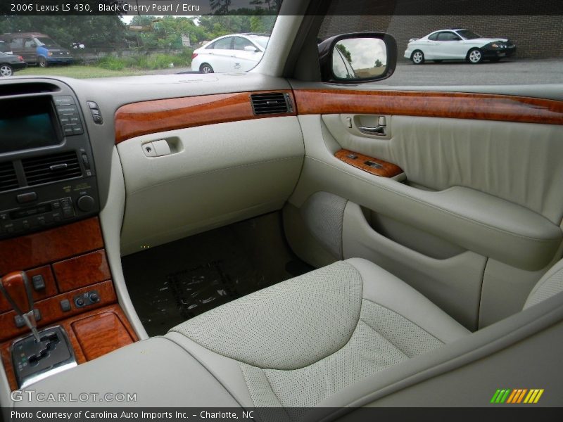 Black Cherry Pearl / Ecru 2006 Lexus LS 430